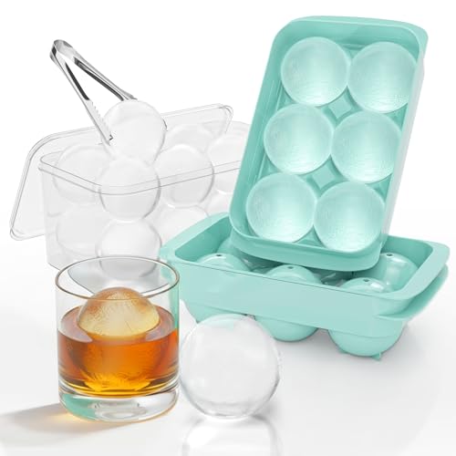 Smart Home Large Ice Cube Tray for Freezer - 2 Pack Kit